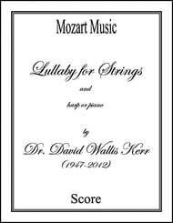 Lullaby for Strings Orchestra sheet music cover Thumbnail